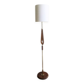 Lampadaire in a corner and brass, Scandinavian design from the 1960s.