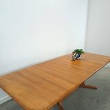XL Deense uitschuifbare teak eettafel