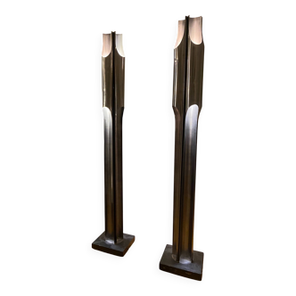 Pair of organ lamps from Maison Charles