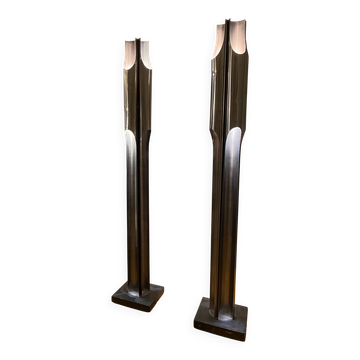Pair of organ lamps from Maison Charles