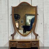 English mahogany dressing table from the late 19th century.