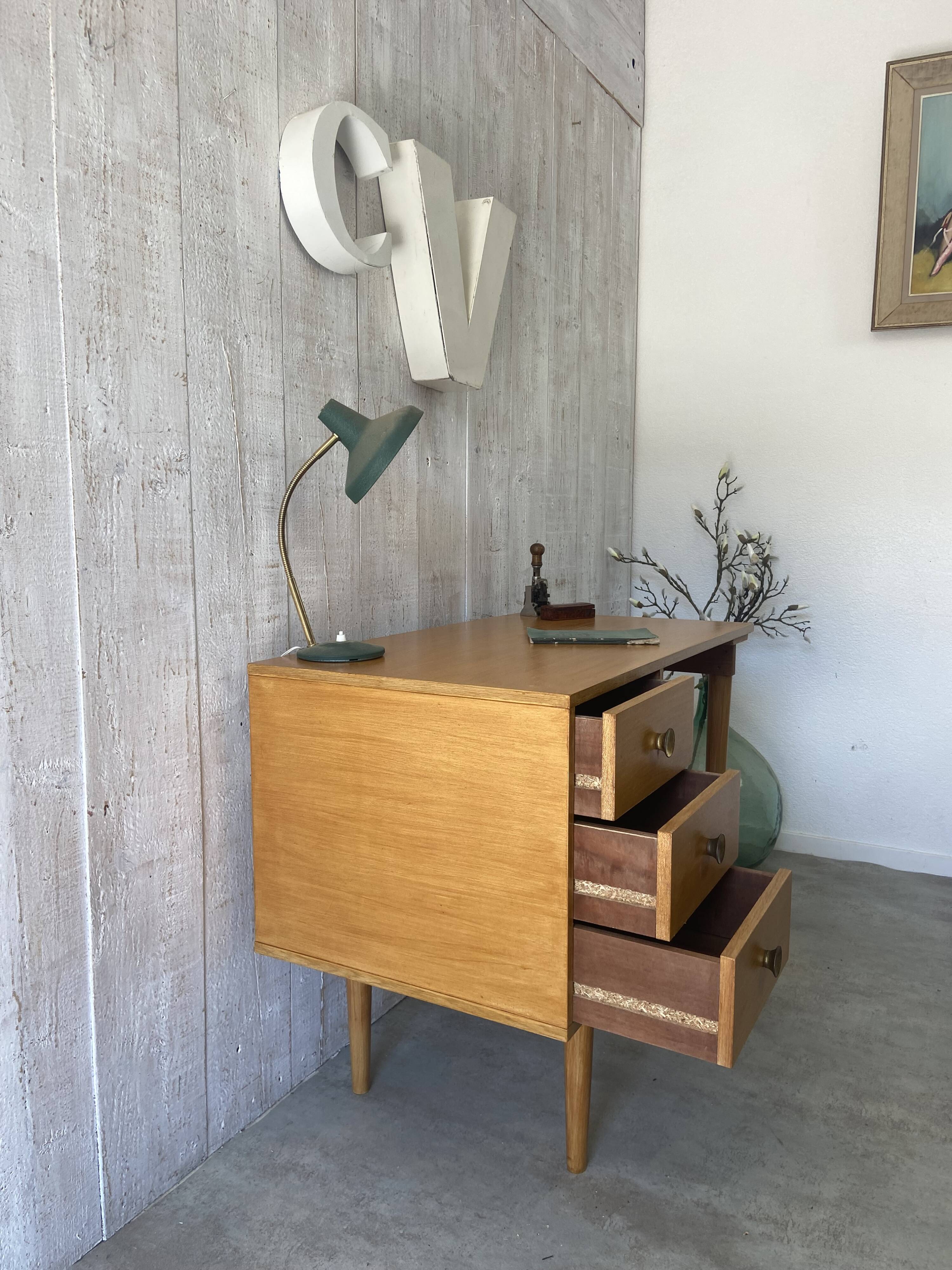 70's desk and chair set