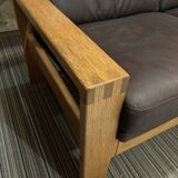 Danish two-seater leather sofa B. Morgensen
