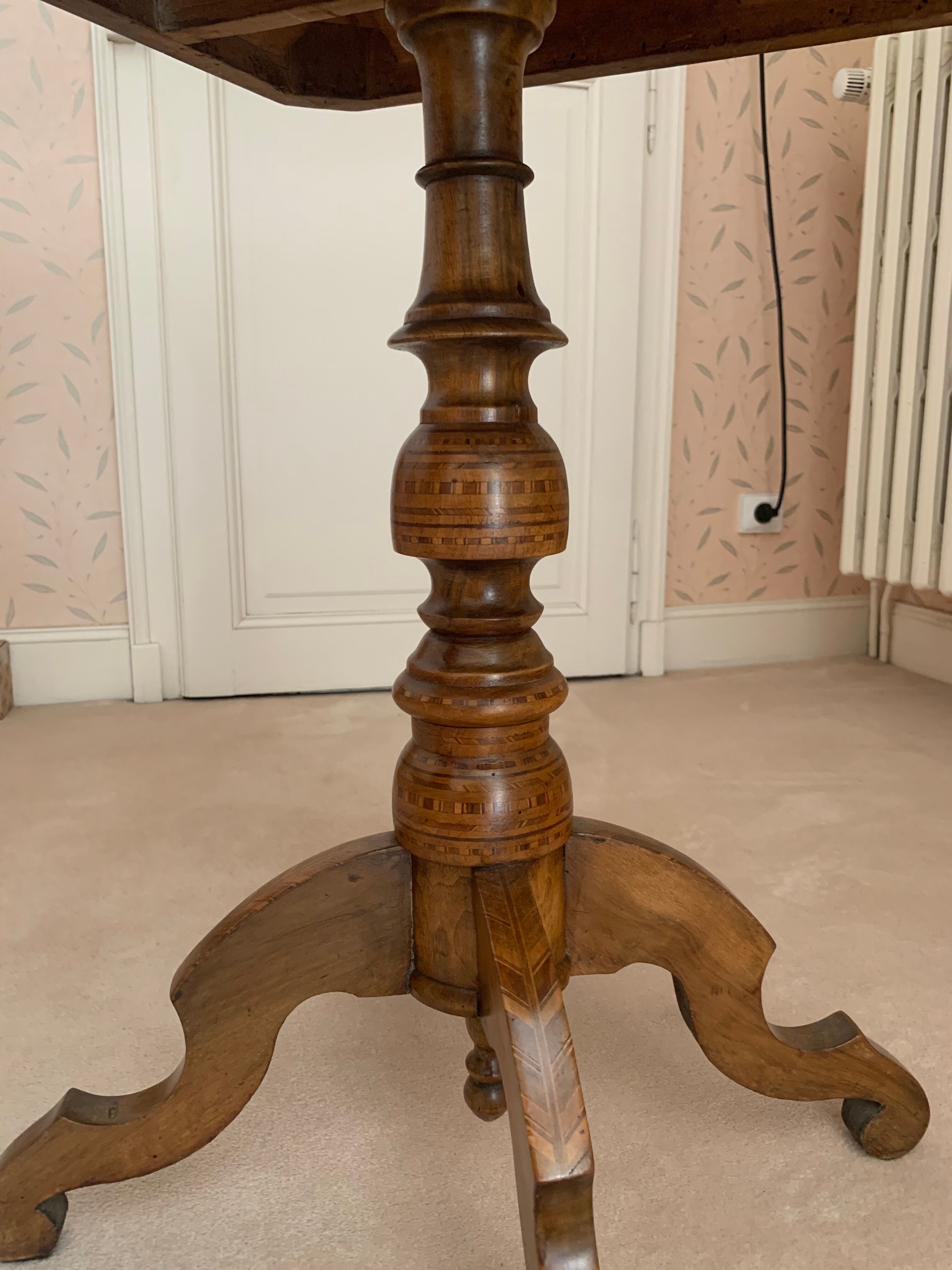 Marquetry table