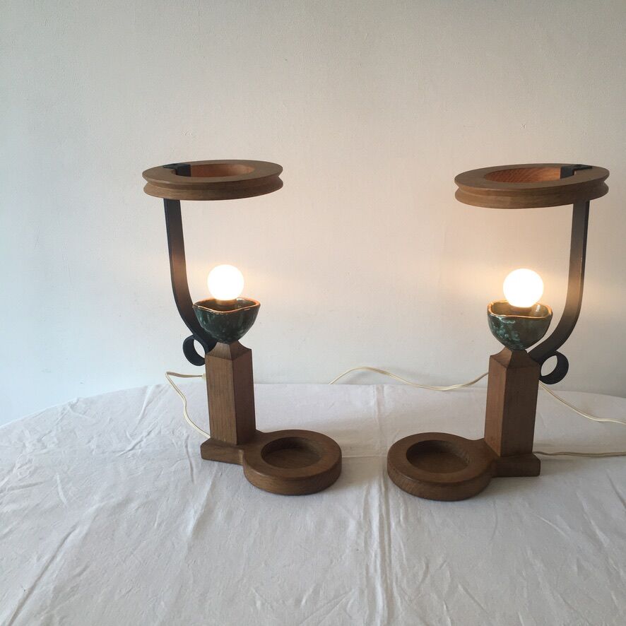Guillerme and Chambron bedside lamps