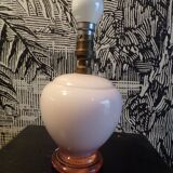 Pink glass lamp, 1930s