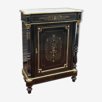 Meuble d’appui en bois noirci d’époque Napoléon III