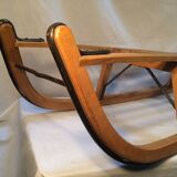 Traditional vintage wooden sled