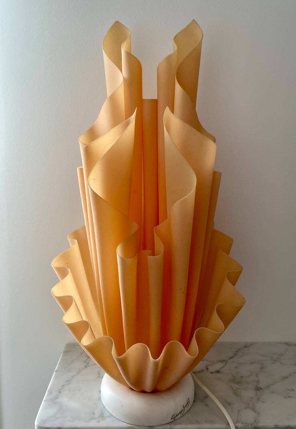 Vintage Georgia Jacob Corolla Lamp