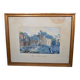 Italian School of the 19th Century "The Spring of the Nymph Egeria" Gouache
