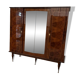 Vintage 4-door mirrored wardrobe