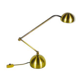 Lampe de table en laiton Sölken, réglable, années 1980
