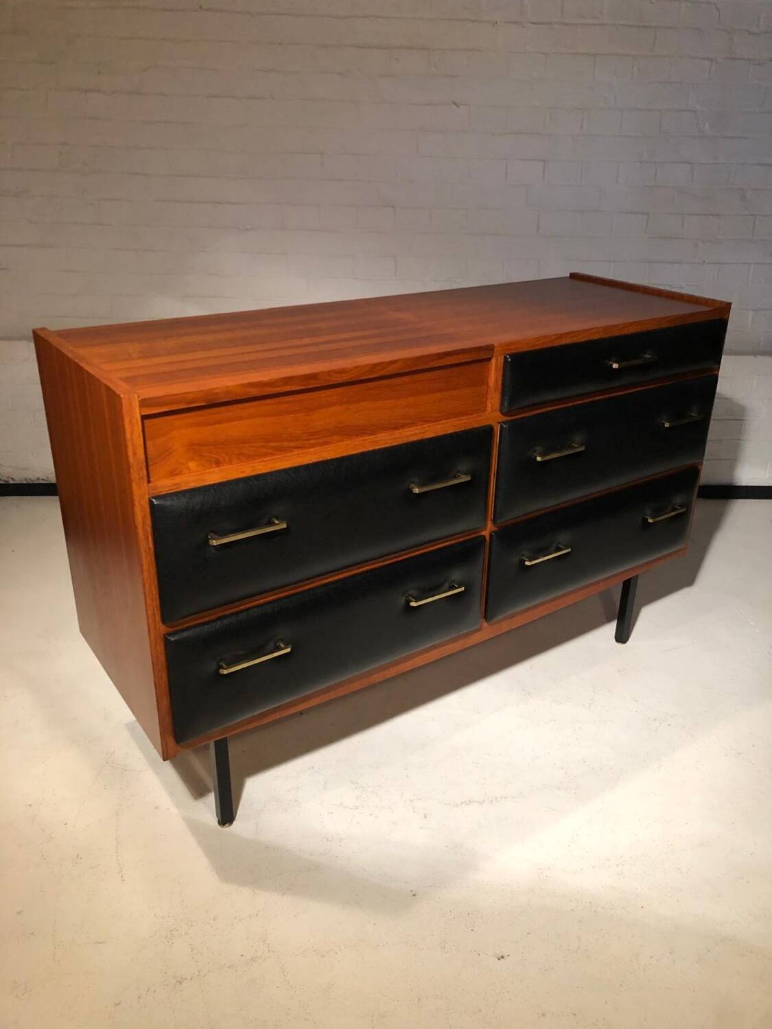 vintage teak dressing table