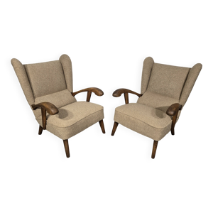 Paire de fauteuils vintage