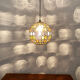 Colourful glass pendant lamp by Glashütte Limburg