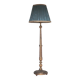 Florentine gilded wood floor lamp, floor lamp with lampshade