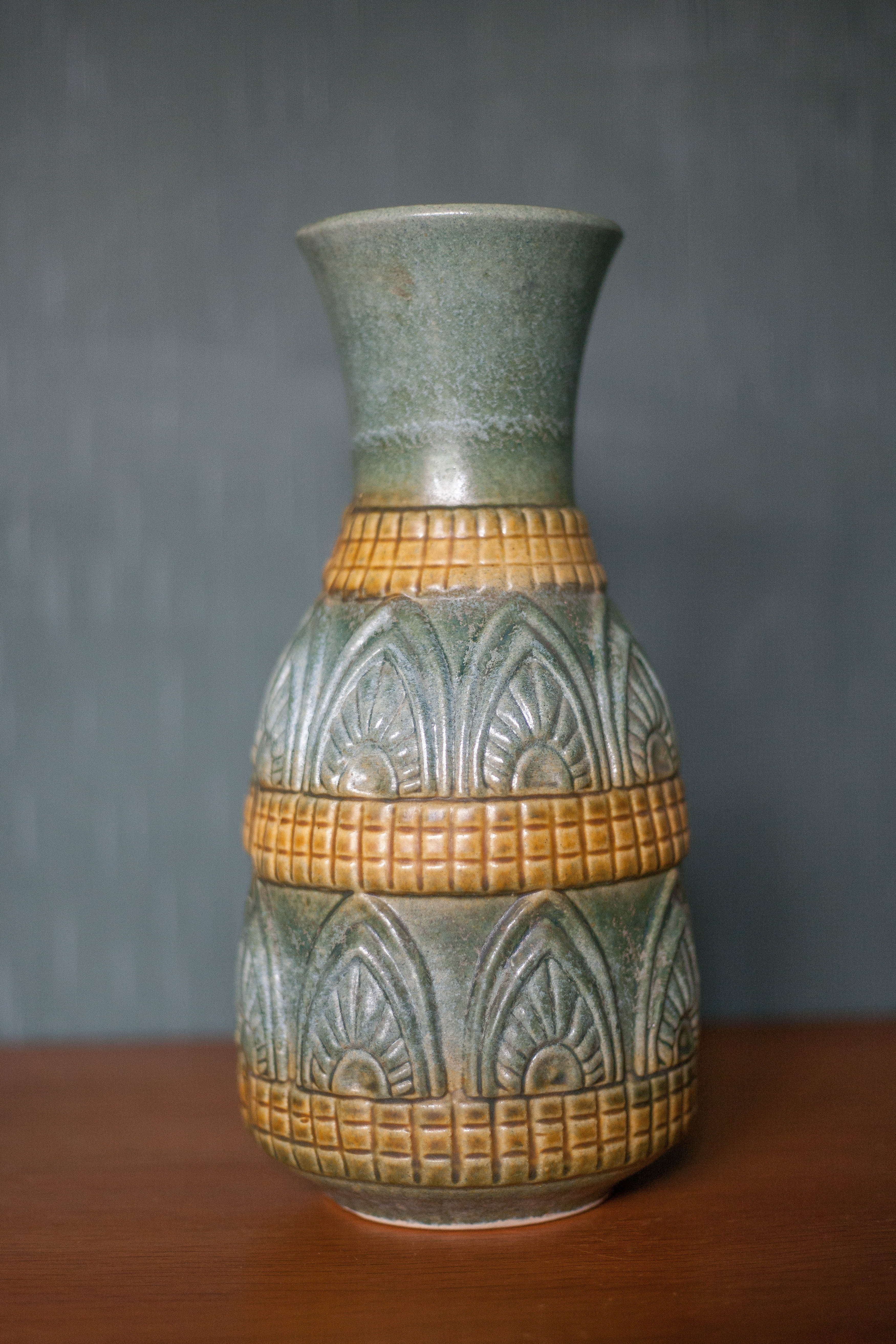 Ceramic vase West Germany 1482/30 70's