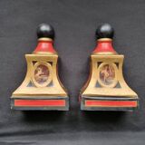 Rares serre-livres sculpturaux vintage de style Renaissance italienne, pein