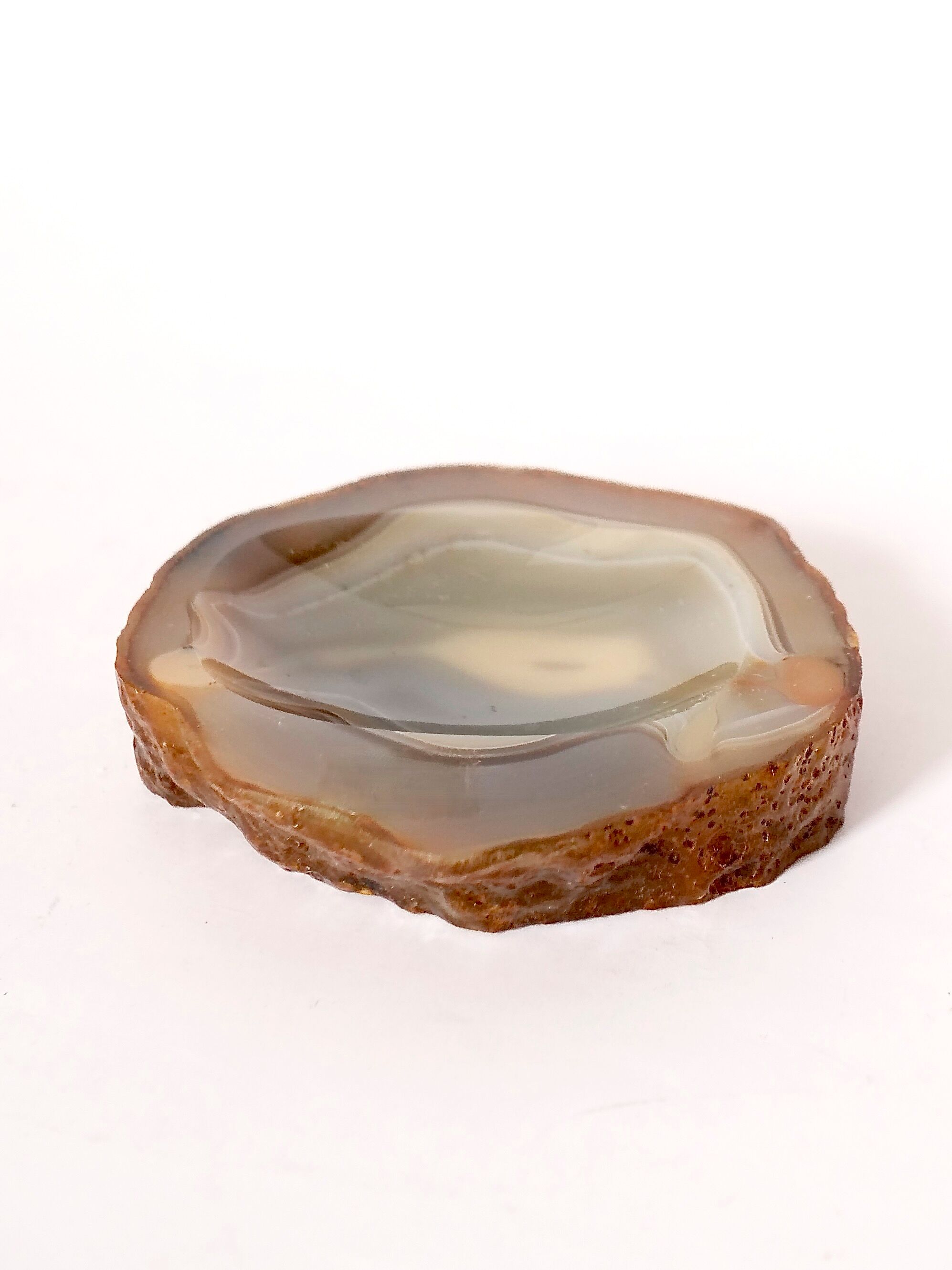 agate stone jewellery dish