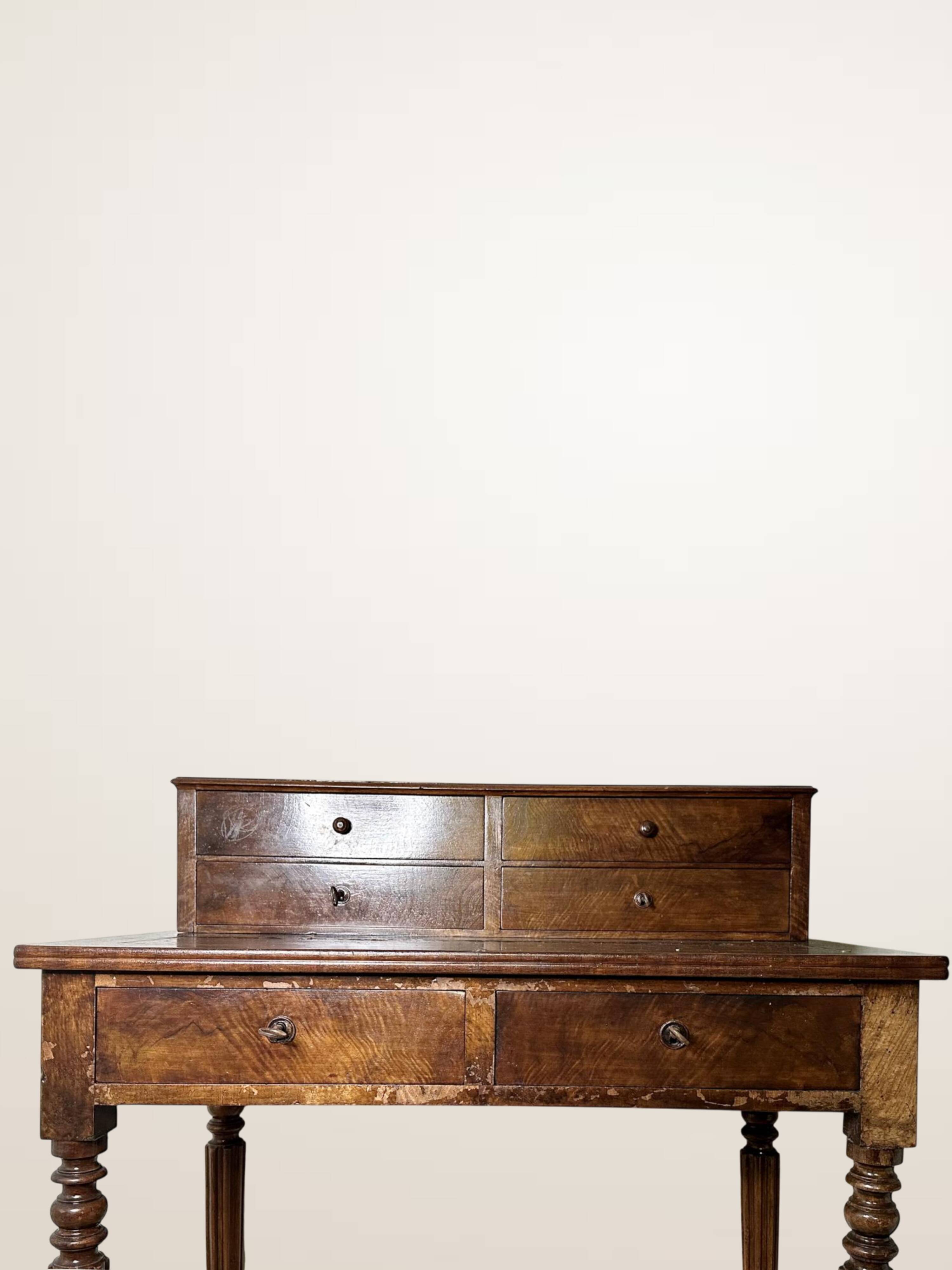Lady's writing desk, bonheur-du-jour, late 18th century.