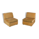 Paire de fauteuils vintage années 1970