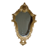 Louis XV style shell mirror in gilded wood 46x27