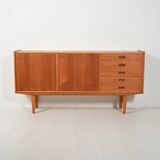 Elegant-lined Scandinavian 1960s sideboard