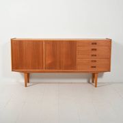 Elegant-lined Scandinavian 1960s sideboard