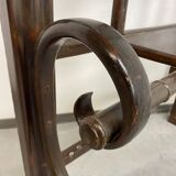 Curved wooden coat rack no. 1082 by J&J Kohn