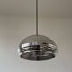 Vintage silver glass pendant light