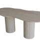 Table à manger irrégulière Venus - Travertin Naturel