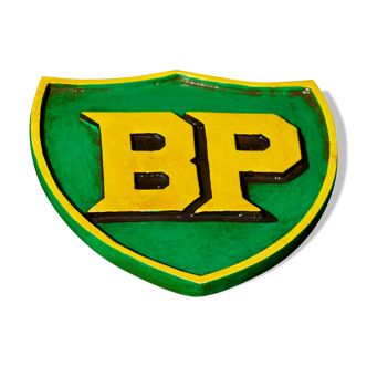 Automobilia: Extremely rare Advertising Plaster For the BP garage sign (1970-80's)