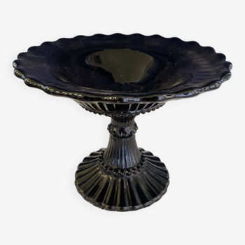 Black opaline stand cup