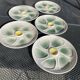 5 oyster plates from Salins earthenware