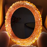 Miroir mural rétroéclairé pour salon par Hillebrand