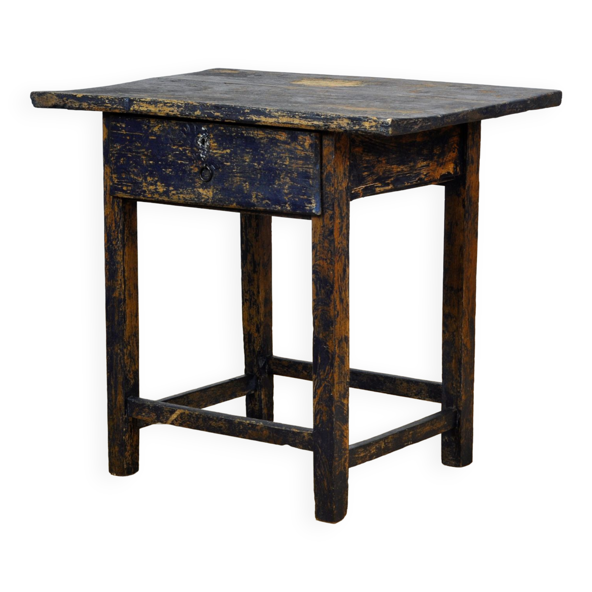 Country pine farmhouse side table, circa 1900