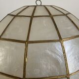 Ball in mother-of-pearl and brass to hang