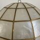 Ball in mother-of-pearl and brass to hang