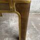 Pair of Gold Bronze Side Tables with Smoked Glass Tops — Solid Bronze, 1970s Belgian Design