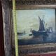 Tableau ancien, marine signée, fin XIXEME