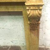 Louis Philippe yellow marble mantel