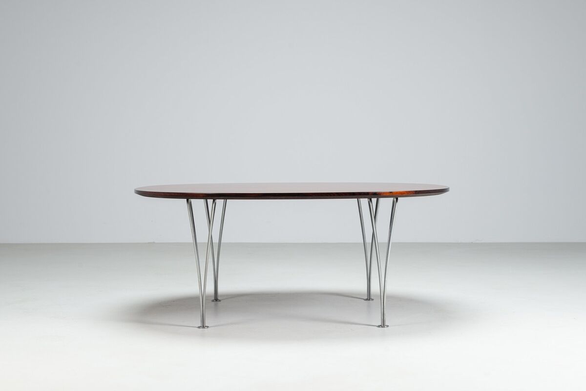 Piet Hein & Bruno Mathsson Superellipse coffee table Fritz Hansen Denmark 1968