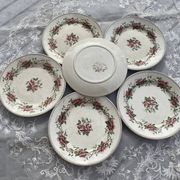 Set of 6 polychrome dessert plates Sarreguemines