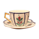Henriot Quimper coffee cup and its saucer