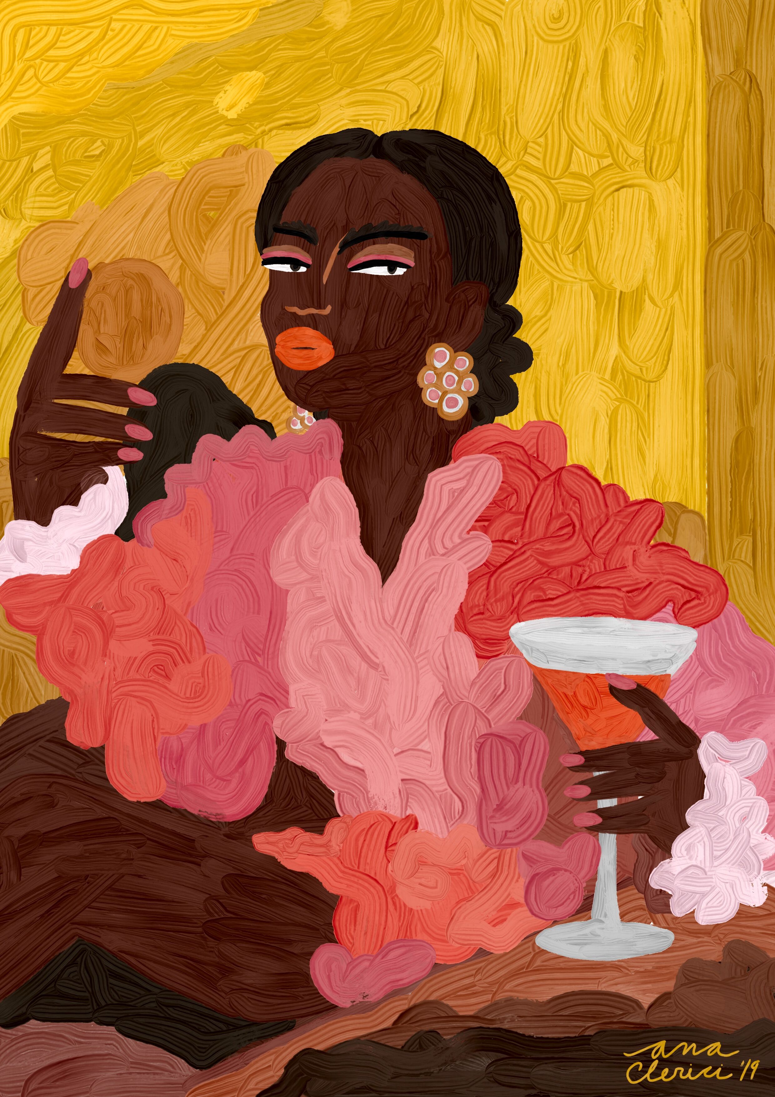 Illustration "Fatou" 50x70