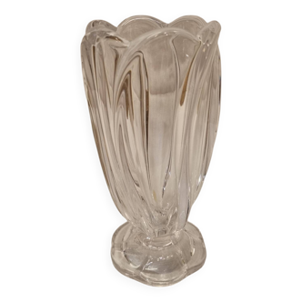Vase vintage en cristal