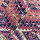Ancient Turkmen Afghan Hatchlou handmade carpet 133x133 cm
