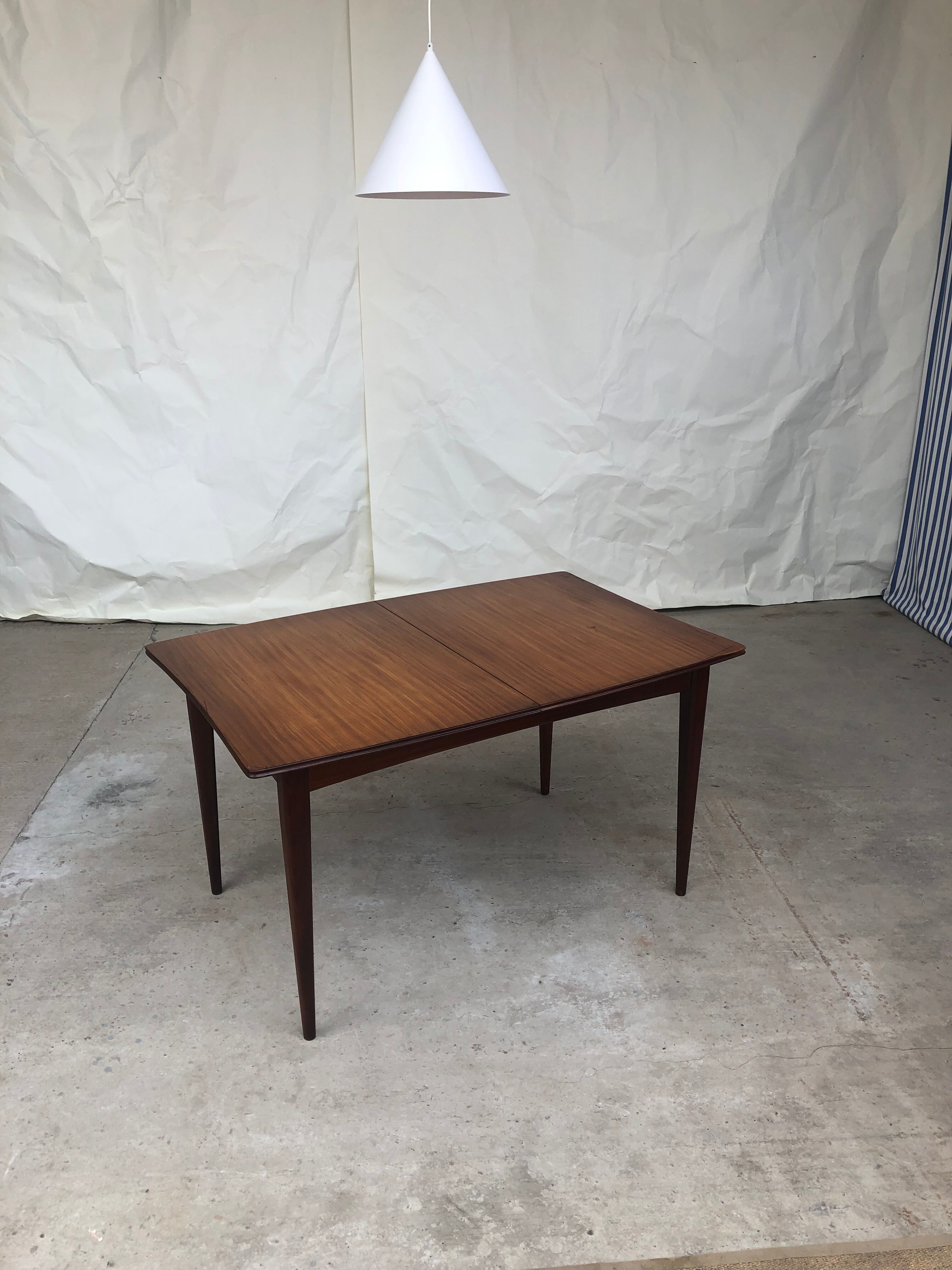 Vtg Mid Century Richard Hornby Dining Table 4 6 Seater Danish Scandi Design