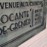 Enseigne brocante