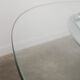 Glass table, Italian design, 1970s, manufactured by Gastone Rinaldi